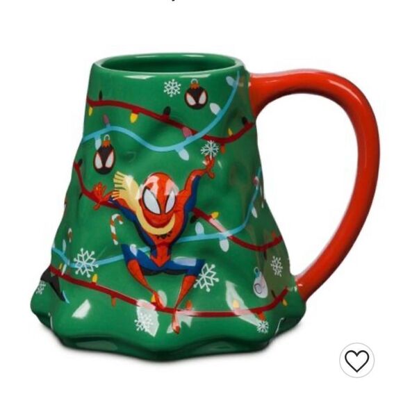 Disney Marvel Spider-Man Ceramic Seasonal Mug NWT - Picture 1 of 9